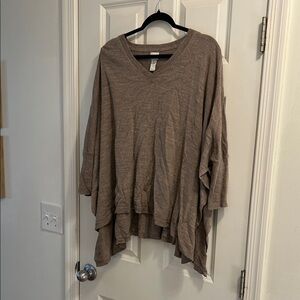 a new day Brown V-Neck Tunic